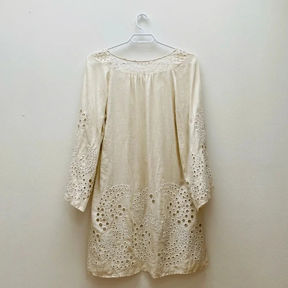DVF - Linen Eyelet Swim Coverup (Tabalah) - Picture 5 of 8